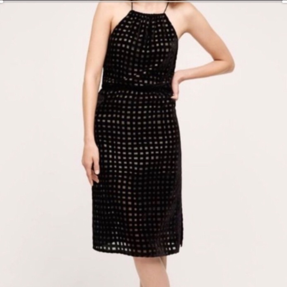 O2SKY from Anthropologie Charolette Velvet Dress